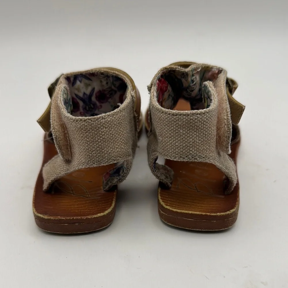 Blowfish Malibu Gladiator Sandals Bronze Buckle Open Toe Shoes Toddler Size‎ 7